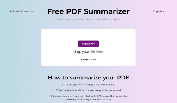 هوش مصنوعی خلاصه نویسی PDF